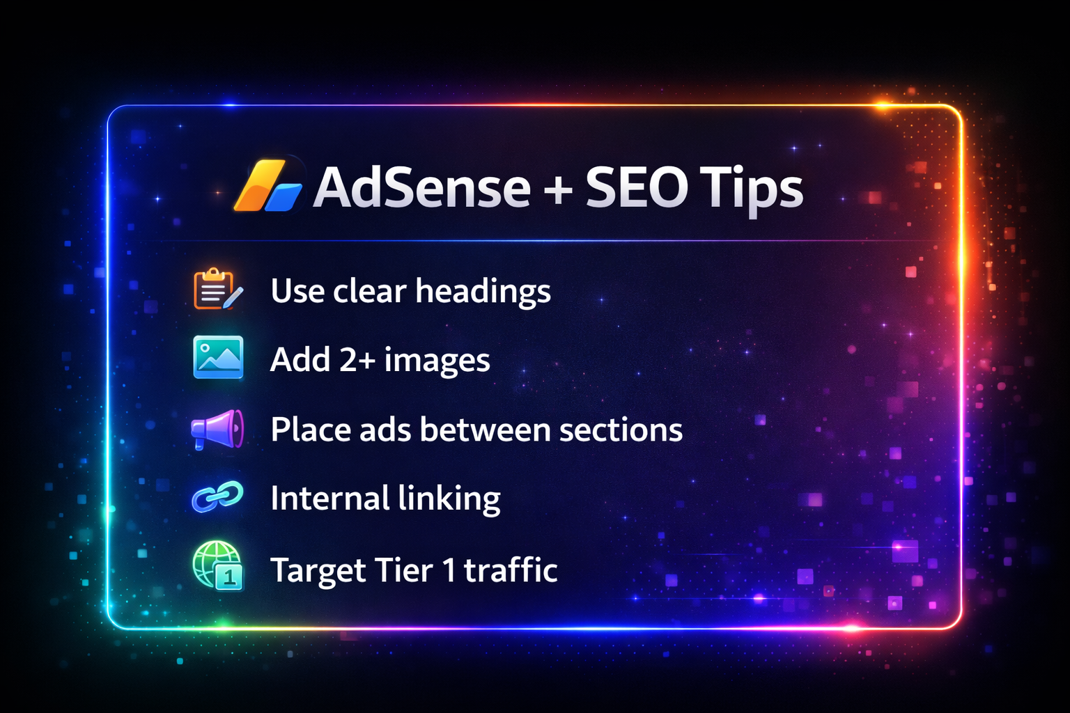 AdSense and SEO tips for AI content