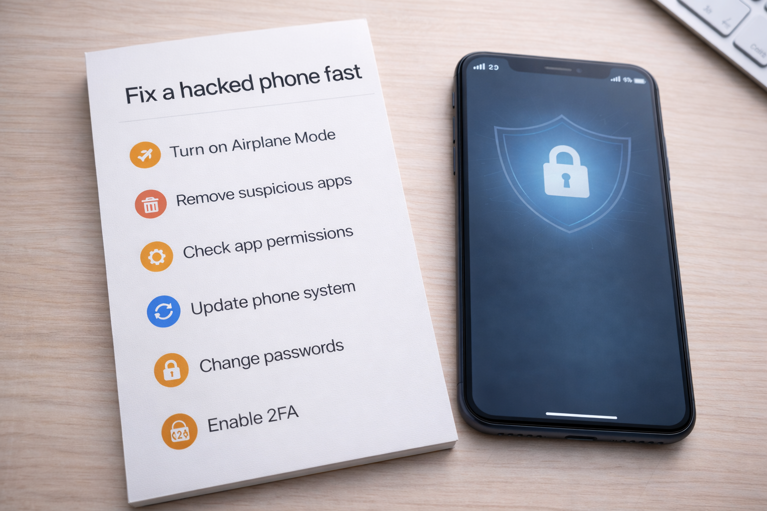 how to fix a hacked phone fast