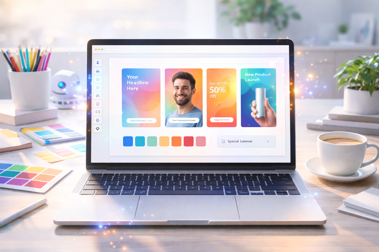 free AI tools for marketing 2026 design and social posts
