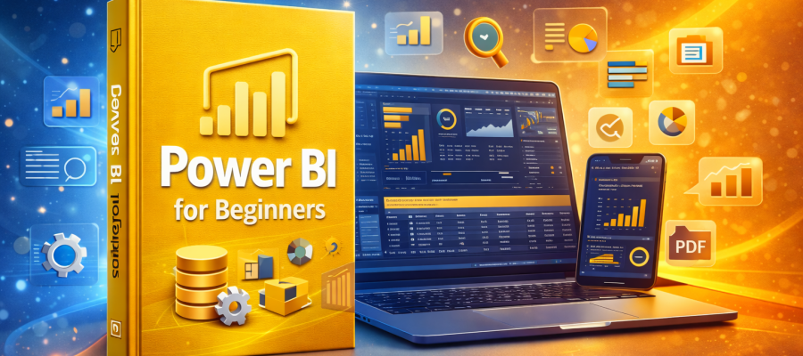 كتاب تعلم باور بي اي لتحليل البيانات من الصفر للمبتدئين